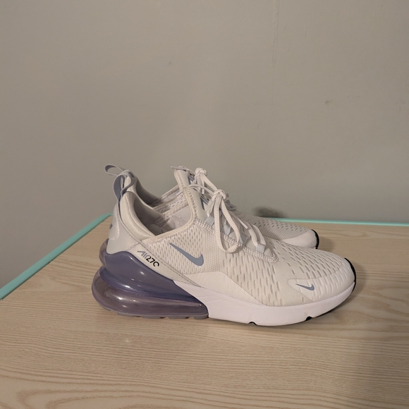 Nike Air Max 270 White Sneakers - Picture 5 of 8
